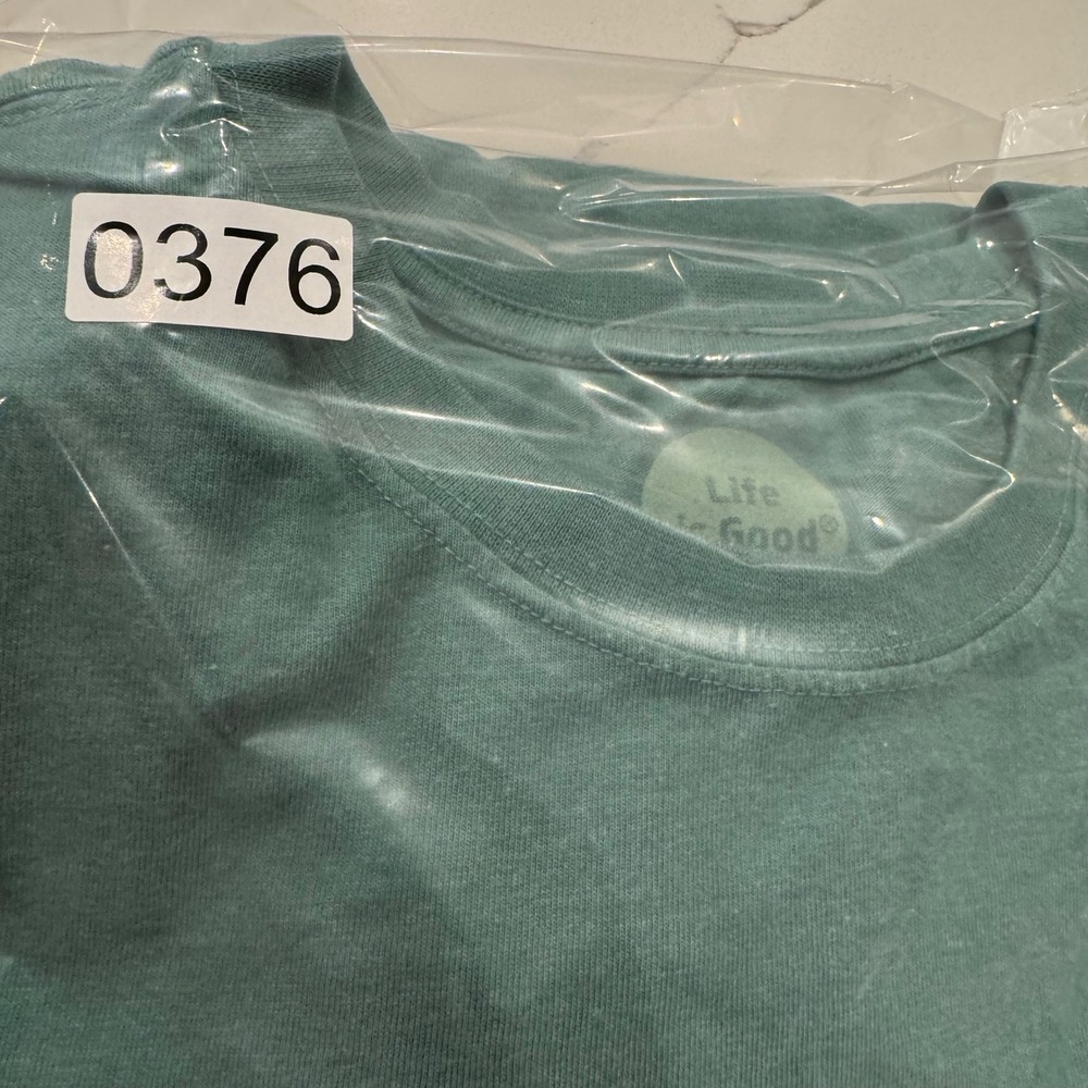 Life is Good Mens Crusher Tee XXL Green Long Sleeve Graphic T-Shirt Pessimistic - Picture 10 of 10
